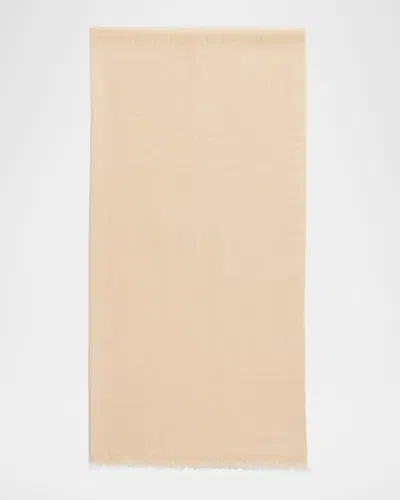 Sofia Cashmere Lightweight Cashmere Scarf In Neutral