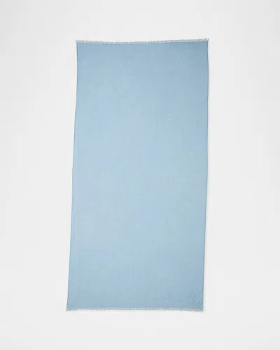 Sofia Cashmere Lightweight Cashmere Scarf In Light Blue
