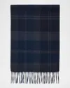 Sofia Cashmere Men's Cashmere Exploded Plaid Scarf In Multi