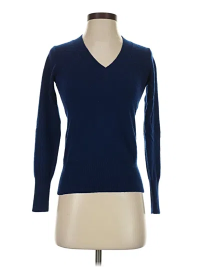 Pre-owned Sofia Cashmere Pullover Sweater In Blue