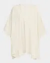 Sofia Cashmere Sequin Cashmere Knit Cape In Multi