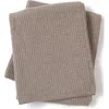 Sofia Cashmere Sienna Waffle Knit Cashmere Throw Blanket In Brown