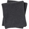 Sofia Cashmere Sienna Waffle Knit Cashmere Throw Blanket In Gray