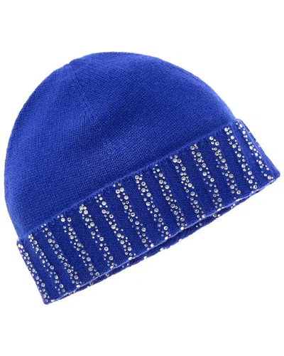 Sofia Cashmere Sofiacashmere 6-ply Cashmere Knit Hat In Blue