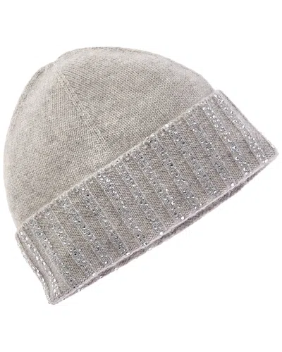 Sofia Cashmere Sofiacashmere 6-ply Cashmere Knit Hat In Gray