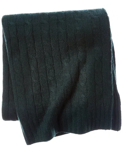 Sofia Cashmere Sofiacashmere 6ply Classic Cashmere-blend Throw In Blue