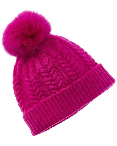 SOFIA CASHMERE SOFIACASHMERE CABLE CASHMERE HAT