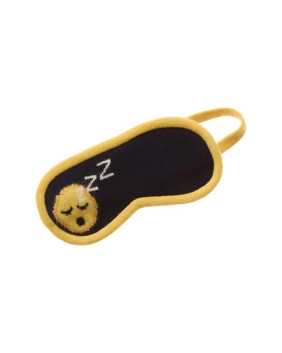 Sofia Cashmere Sofiacashmere Cashmere Expression Eye Mask In Black