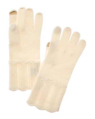 Sofia Cashmere Sofiacashmere Cashmere Gloves In Neutral