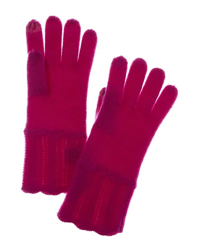 Sofia Cashmere Sofiacashmere Cashmere Gloves In Pink