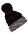 Sofia Cashmere Sofiacashmere Cashmere Hat In Black