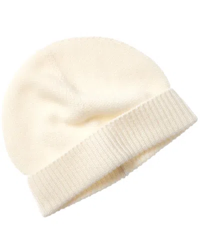 Sofia Cashmere Sofiacashmere Jersey Cashmere Hat In White