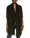Sofia Cashmere Sofiacashmere Lightweight Cashmere-blend Scarf In Black