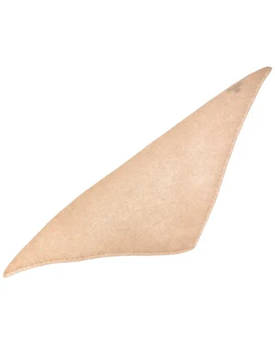 Sofia Cashmere Sofiacashmere Links Stitch Cashmere Bandana In Neutral