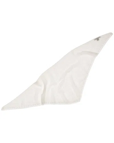 Sofia Cashmere Sofiacashmere Links Stitch Cashmere Bandana In Neutral