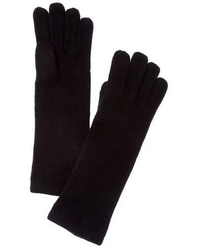 Sofia Cashmere Sofiacashmere Long Touch Screen Cashmere Gloves In Black
