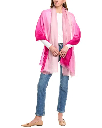 Sofia Cashmere Sofiacashmere Ombre Cashmere Wrap In Pink