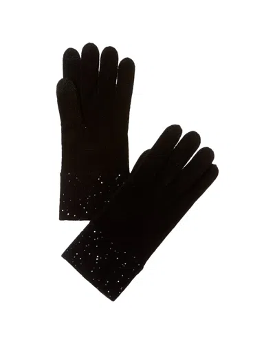 SOFIA CASHMERE SOFIACASHMERE SEQUIN CASHMERE GLOVES