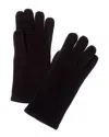 Sofia Cashmere Sofiacashmere Touch Screen Cashmere Glove In Black
