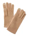 Sofia Cashmere Sofiacashmere Touch Screen Cashmere Glove In Neutral