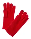 Sofia Cashmere Sofiacashmere Touch Screen Cashmere Glove In Red