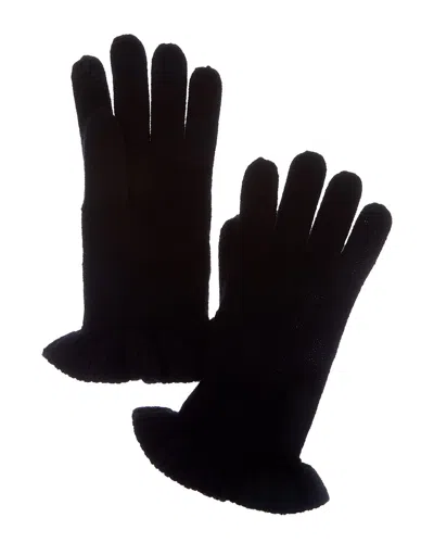 Sofia Cashmere Sofiacashmere Touchscreen Cashmere Gloves In Green