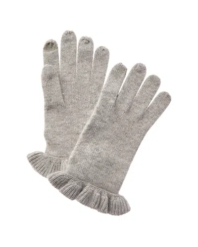 Sofia Cashmere Sofiacashmere Touchscreen Cashmere Gloves In Orange