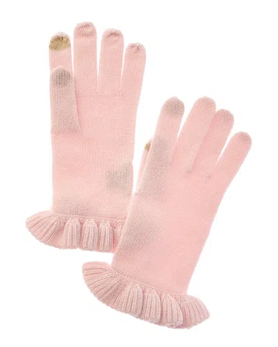 Sofia Cashmere Sofiacashmere Touchscreen Cashmere Gloves In Pink