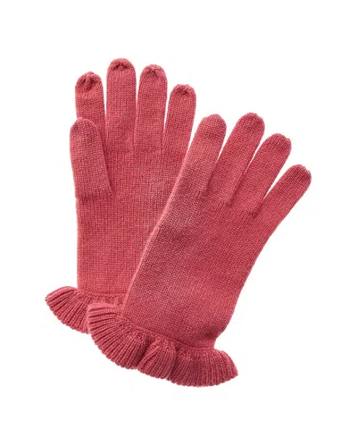 Sofia Cashmere Sofiacashmere Touchscreen Cashmere Gloves In Pink