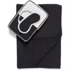 Sofia Cashmere Sophia Cashmere Colorblock Travel Set In Black