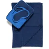 Sofia Cashmere Sophia Cashmere Colorblock Travel Set In Blue