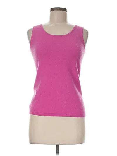 Pre-owned Sofia Cashmere Sweater Vest In Pink