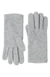 Sofia Cashmere Tech Cashmere Gloves In Gray