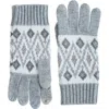 Sofia Cashmere Tech Fair Isle Gloves In Multi