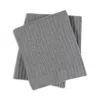 Sofia Cashmere Textured Cable Throw Blanket In Gray