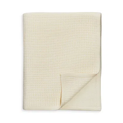 Sofia Cashmere Thermal Knit Throw In Neutral