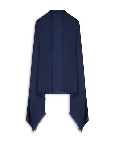 Sofia Cashmere Ultrafine Cashmere Wrap In Blue