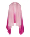 Sofia Cashmere Ultrafine Ombre Cashmere Wrap In Pink