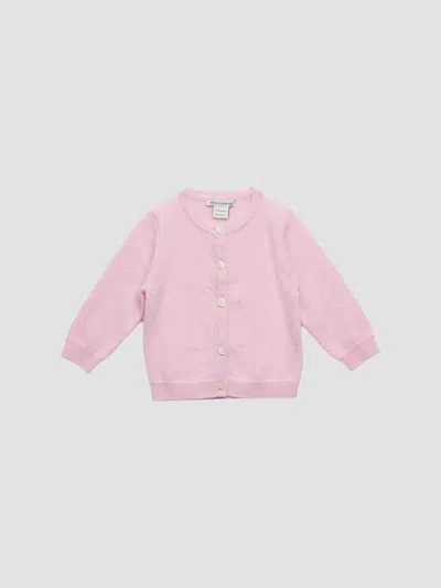 Sofia Cashmere Unisex Baby's Classic Cashmere Cardigan In Pink