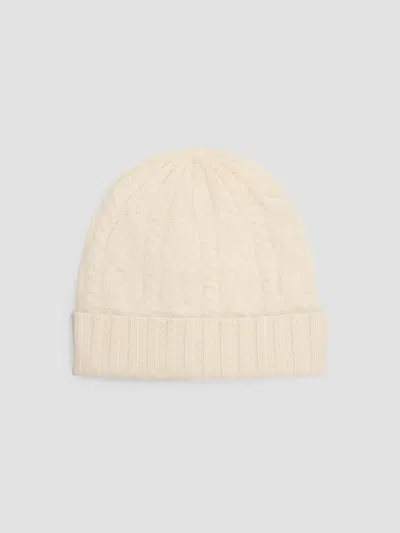 Sofia Cashmere Women's Cable-knit Cashmere Beanie In Ivory