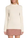 Sofia Cashmere Women's Classic Fit Cashmere Sweater In Ivory