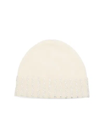 Sofia Cashmere Women's Crystal-embellished Cashmere Beanie In Green