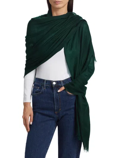 Sofia Cashmere Women's Lightweight Cashmere Scarf In Green