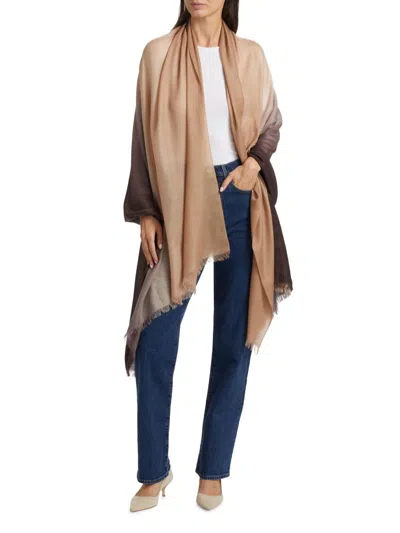 Sofia Cashmere Women's Ombré Cashmerescarf In Brown