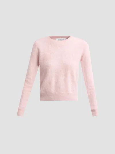 Sofia Cashmere Women's Private Label Crewneck Brushed Cashmere-jersey Sweater In Pink