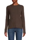 Sofia Cashmere Women's Relaxed Cashmere Sweater In Brown