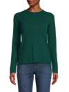 Sofia Cashmere Women's Relaxed Cashmere Sweater In Green