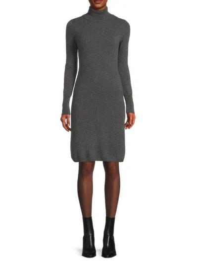 Sofia Cashmere Women's  Dress In Charcoal