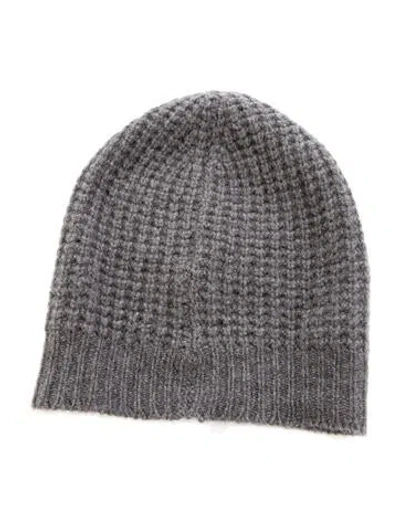 Pre-owned Sofia Cashmere Wool Beanie In Gray