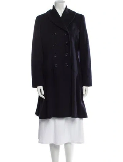 Pre-owned Sofia Cashmere Wool Coat In Black
